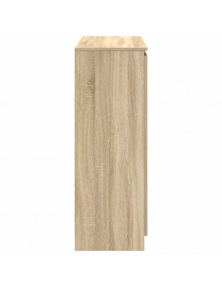 Credenza con Cassetti Rovere Sonoma 100,5x35x98,5 cm Truciolato