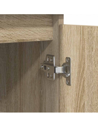 Credenza con Cassetti Rovere Sonoma 100,5x35x98,5 cm Truciolato