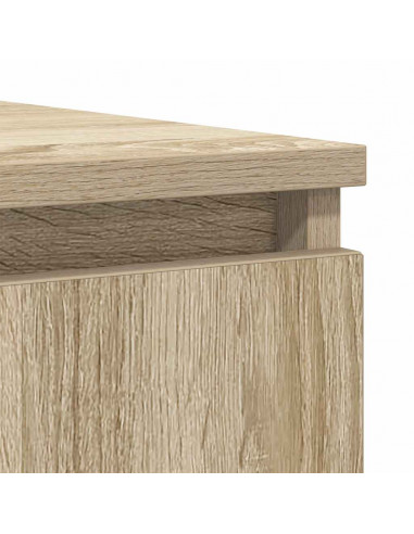 Credenza con Cassetti Rovere Sonoma 100,5x35x98,5 cm Truciolato