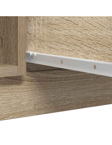 Credenza con Cassetti Rovere Sonoma 100,5x35x98,5 cm Truciolato