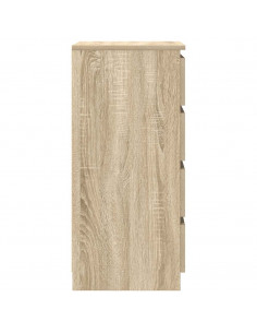 Credenza con Cassetti Rovere Sonoma 37,5x35x99 cm in Truciolato