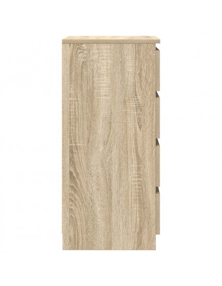 Credenza con Cassetti Rovere Sonoma 37,5x35x99 cm in Truciolato