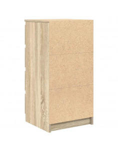 Credenza con Cassetti Rovere Sonoma 37,5x35x99 cm in Truciolato 2