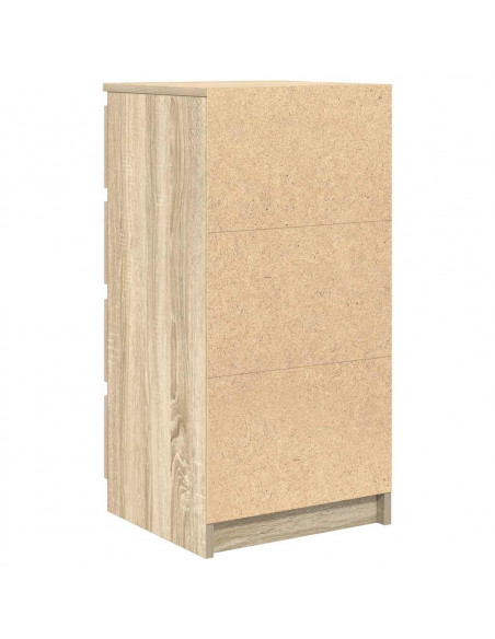 Credenza con Cassetti Rovere Sonoma 37,5x35x99 cm in Truciolato
