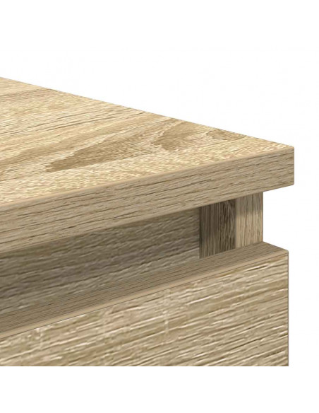 Credenza con Cassetti Rovere Sonoma 37,5x35x99 cm in Truciolato