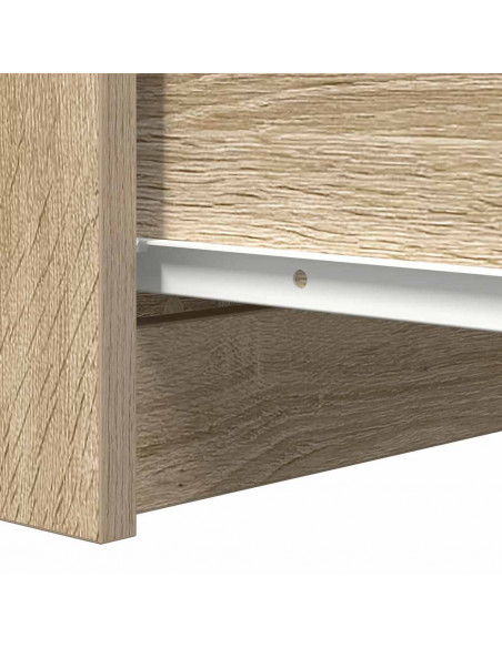 Credenza con Cassetti Rovere Sonoma 37,5x35x99 cm in Truciolato