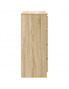 Credenza con Cassetti Rovere Sonoma 71x35x84 cm in Truciolato