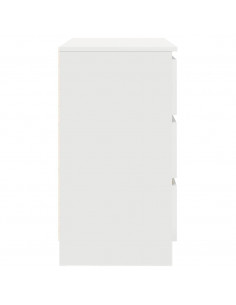 Credenza con Cassetto Bianco 71x35x65 cm in Legno Multistrato
