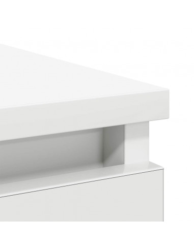 Credenza con Cassetto Bianco 71x35x65 cm in Legno Multistrato