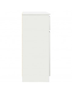 Credenza con Cassetto Bianco 71x35x84 cm in Legno Multistrato