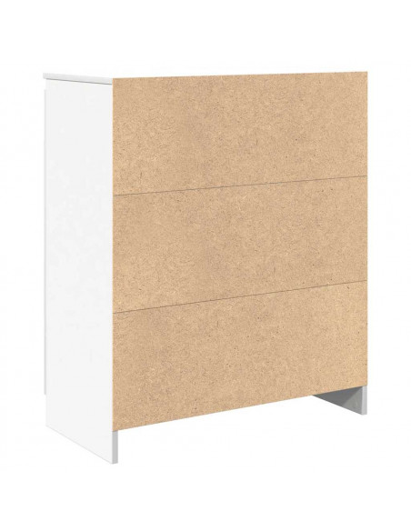 Credenza con Cassetto Bianco 71x35x84 cm in Legno Multistrato