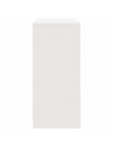 Credenza con Cassetto Bianco 80x34x76 cm in Legno Multistrato