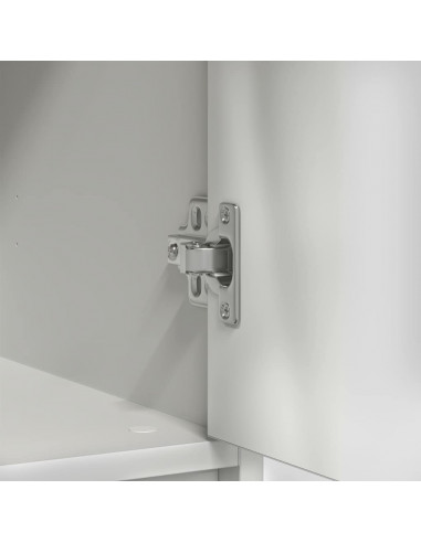 Credenza con Cassetto Bianco 80x34x76 cm in Legno Multistrato