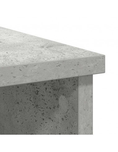 Credenza con Cassetto Grigio Cemento 101x35x76 cm in Truciolato