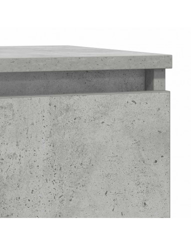 Credenza con Cassetto Grigio Cemento 71x35x84 cm in Truciolato