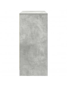 Credenza con Cassetto Grigio Cemento 80x34x76 cm in Truciolato