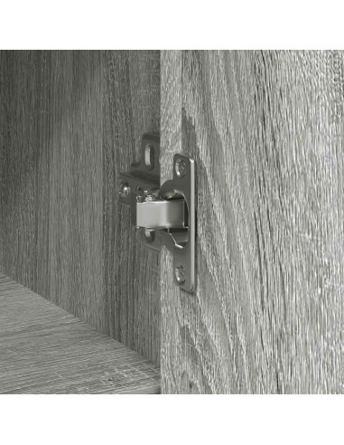 Credenza con Cassetto Grigio Sonoma 101x35x76 cm in Truciolato