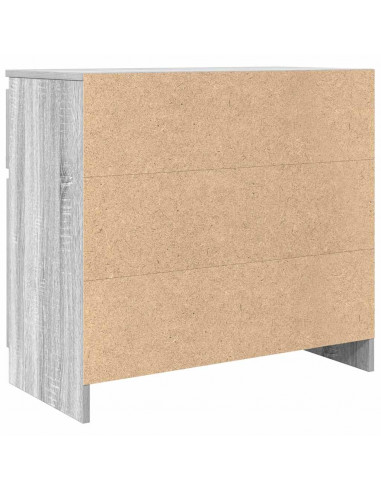 Credenza con Cassetto Grigio Sonoma 71x35x65 cm in Truciolato