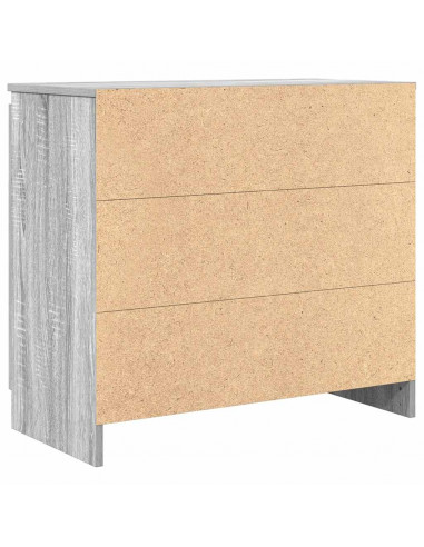 Credenza con Cassetto Grigio Sonoma 71x35x65 cm in Truciolato