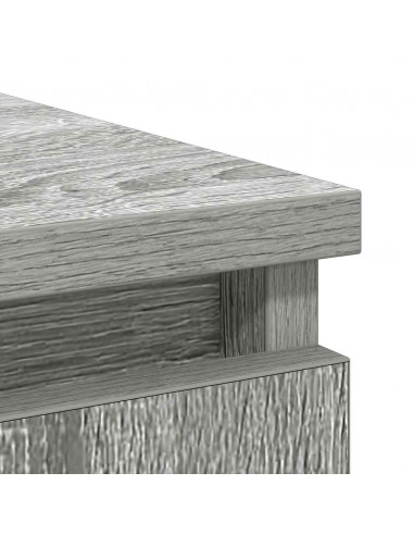 Credenza con Cassetto Grigio Sonoma 71x35x65 cm in Truciolato