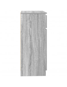 Credenza con Cassetto Grigio Sonoma 71x35x84 cm in Truciolato