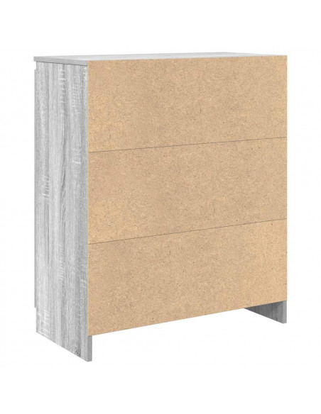 Credenza con Cassetto Grigio Sonoma 71x35x84 cm in Truciolato