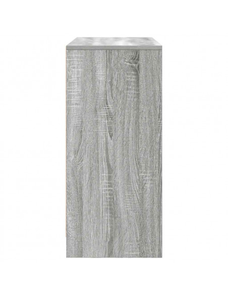 Credenza con Cassetto Grigio Sonoma 80x34x76 cm in Truciolato