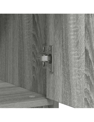 Credenza con Cassetto Grigio Sonoma 80x34x76 cm in Truciolato