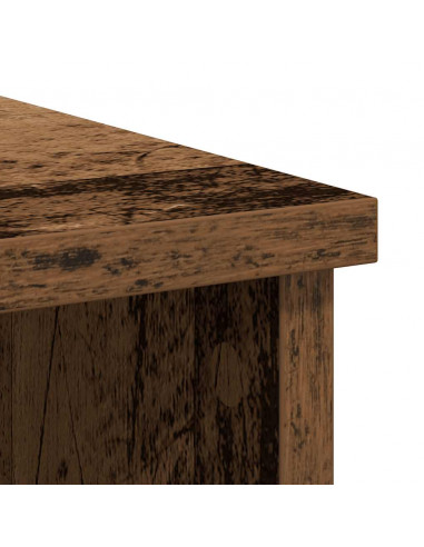 Credenza con Cassetto Legno Antico 101x35x76 cm in Truciolato