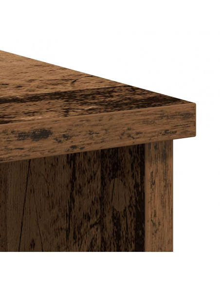 Credenza con Cassetto Legno Antico 101x35x76 cm in Truciolato