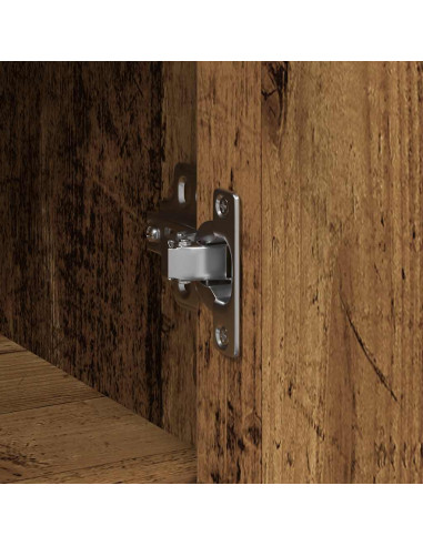 Credenza con Cassetto Legno Antico 101x35x76 cm in Truciolato