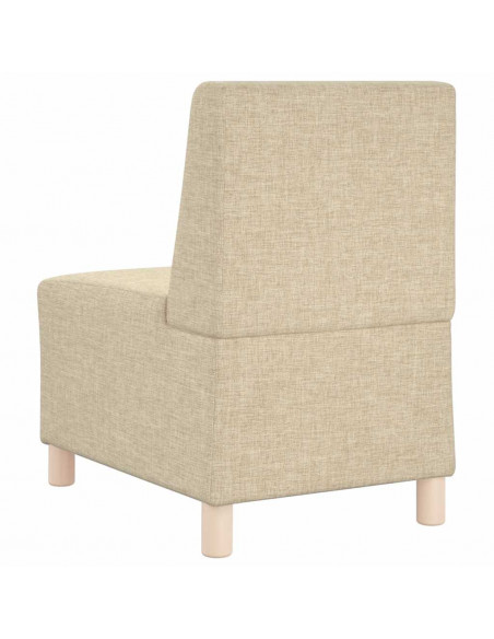 Divano Sedia Crema 55 cm in Tessuto