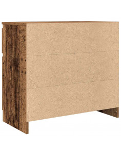 Credenza con Cassetto Legno Antico 71x35x65 cm in Truciolato 2