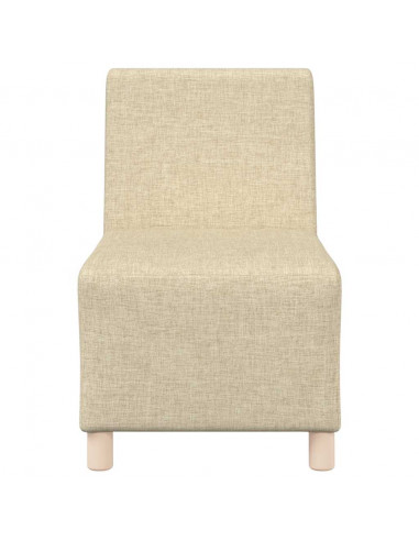 Divano Sedia Crema 55 cm in Tessuto