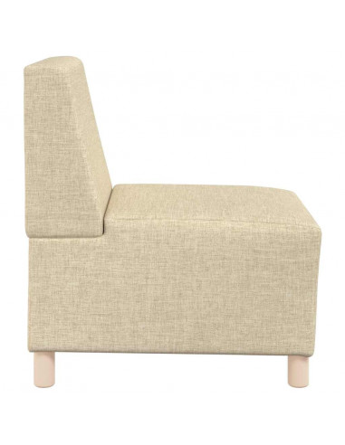 Divano Sedia Crema 55 cm in Tessuto