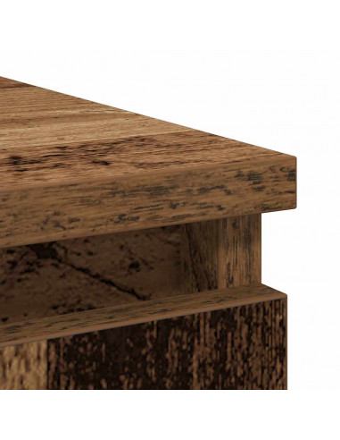 Credenza con Cassetto Legno Antico 71x35x65 cm in Truciolato