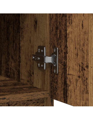 Credenza con Cassetto Legno Antico 71x35x65 cm in Truciolato