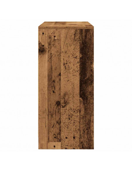 Credenza con Cassetto Legno Antico 80x34x76 cm in Truciolato