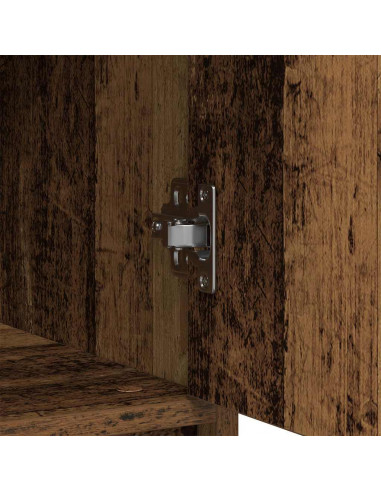 Credenza con Cassetto Legno Antico 80x34x76 cm in Truciolato