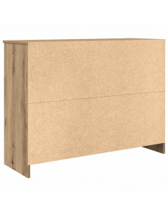 Credenza con Cassetto Rovere Artigianale 101x35x76cm Truciolato 2