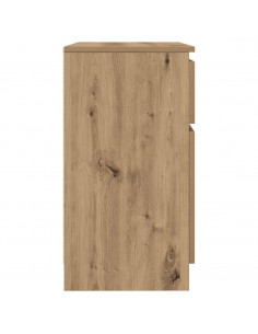 Credenza con Cassetto Rovere Artigianale 71x35x65 cm Truciolato