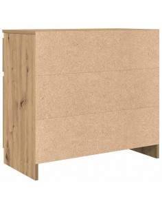 Credenza con Cassetto Rovere Artigianale 71x35x65 cm Truciolato 2