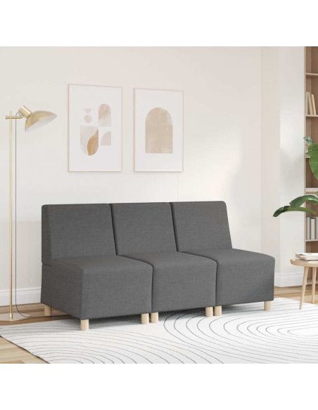 Divano Sedia Grigio Scuro 55 cm in Tessuto