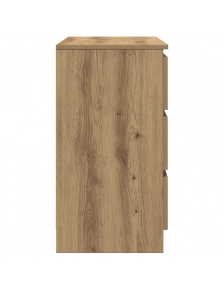 Credenza con Cassetto Rovere Artigianale 71x35x65 cm Truciolato