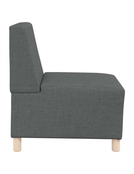 Divano Sedia Grigio Scuro 55 cm in Tessuto