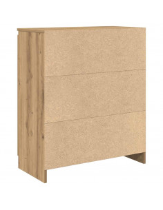 Credenza con Cassetto Rovere Artigianale 71x35x84 cm Truciolato 2