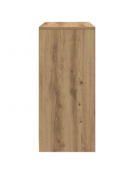Credenza con Cassetto Rovere Artigianale 80x34x76 cm Truciolato