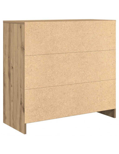 Credenza con Cassetto Rovere Artigianale 80x34x76 cm Truciolato