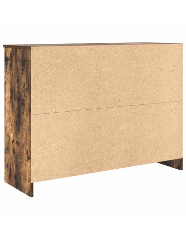Credenza con Cassetto Rovere Fumo 101x35x76 cm in Truciolato