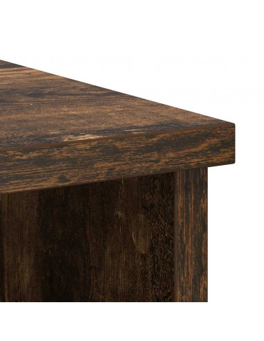 Credenza con Cassetto Rovere Fumo 101x35x76 cm in Truciolato